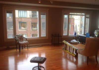 Rowe's Wharf Boston Living Room Before